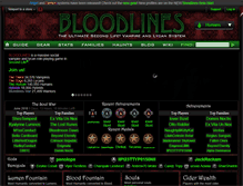 Tablet Screenshot of human.slbloodlines.com